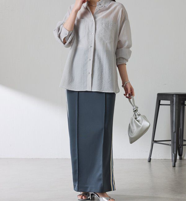  「シアーストライプシャツ」|シャツ・ブラウス|