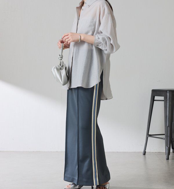  「シアーストライプシャツ」|シャツ・ブラウス|