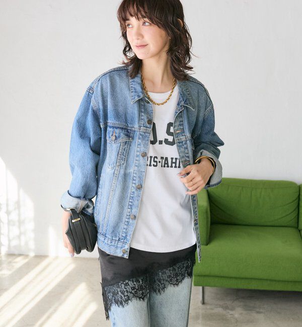  「【リバイバル/新色追加/羽織るだけでサマになる】デニムジャケット」|デニムジャケット|