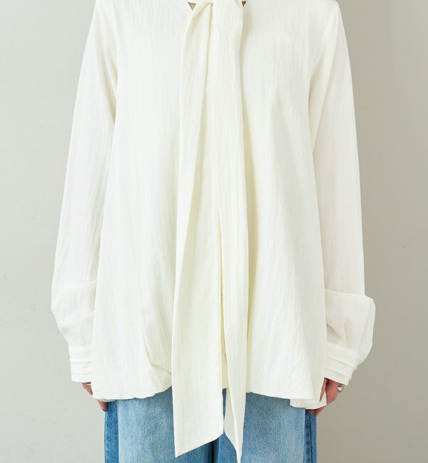  「ボウタイバルーンブラウス」|シャツ・ブラウス|