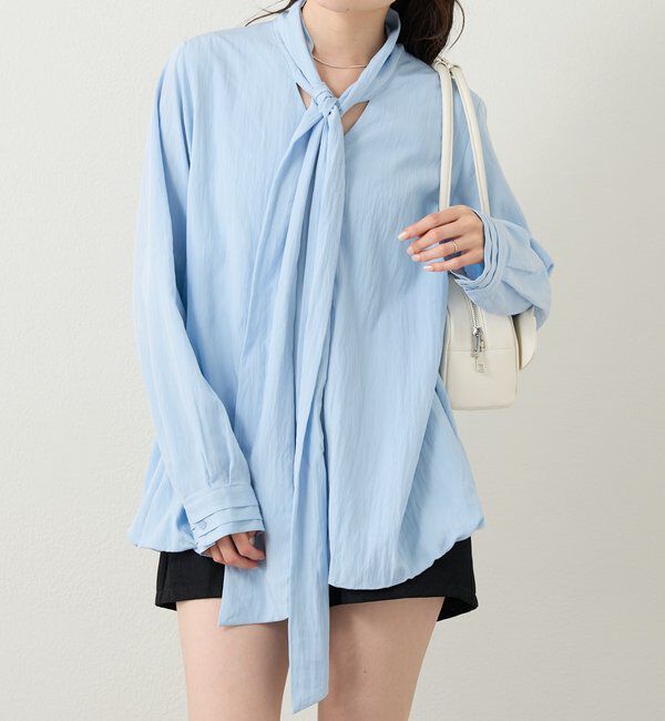  「ボウタイバルーンブラウス」|シャツ・ブラウス|