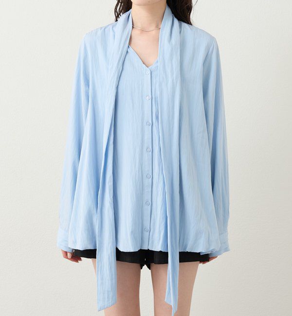  「ボウタイバルーンブラウス」|シャツ・ブラウス|