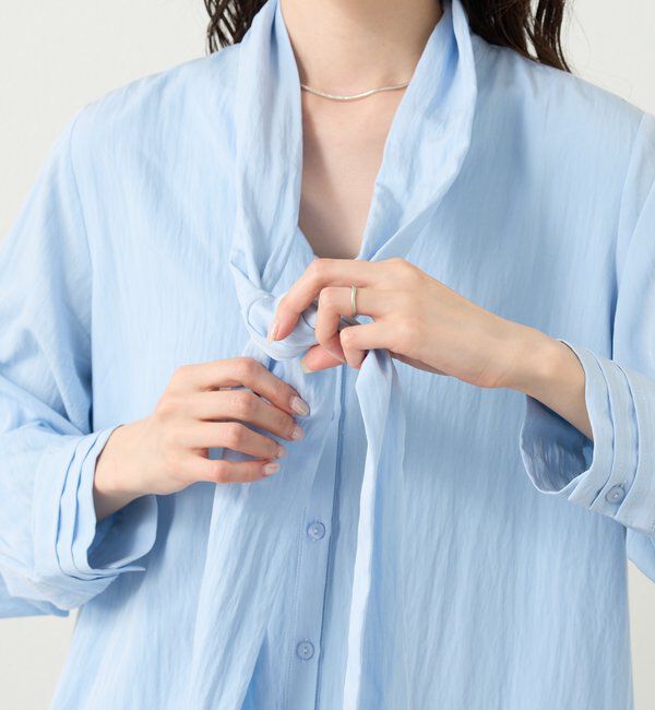  「ボウタイバルーンブラウス」|シャツ・ブラウス|