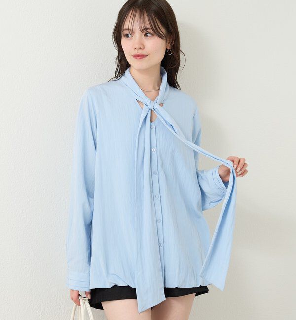  「ボウタイバルーンブラウス」|シャツ・ブラウス|