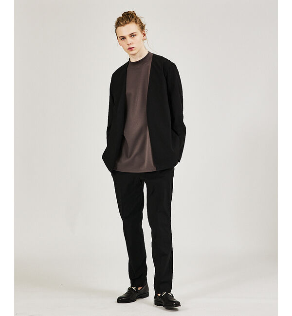 ABAHOUSE「【AH ABAHOUSE / セットアップ対応】撥水 ストレッチ タックスラック」|スラックス|