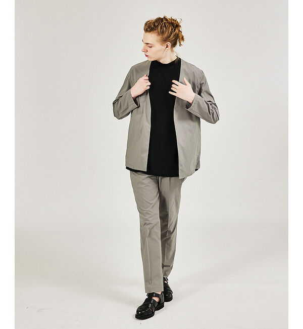 ABAHOUSE「【AH ABAHOUSE / セットアップ対応】撥水 ストレッチ タックスラック」|スラックス|