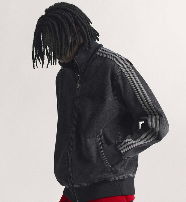 ABAHOUSE「【adidas /アディダス】 ADICOLOR DENIM FIREBIRD」|ブルゾン・スタジャン|ブラック