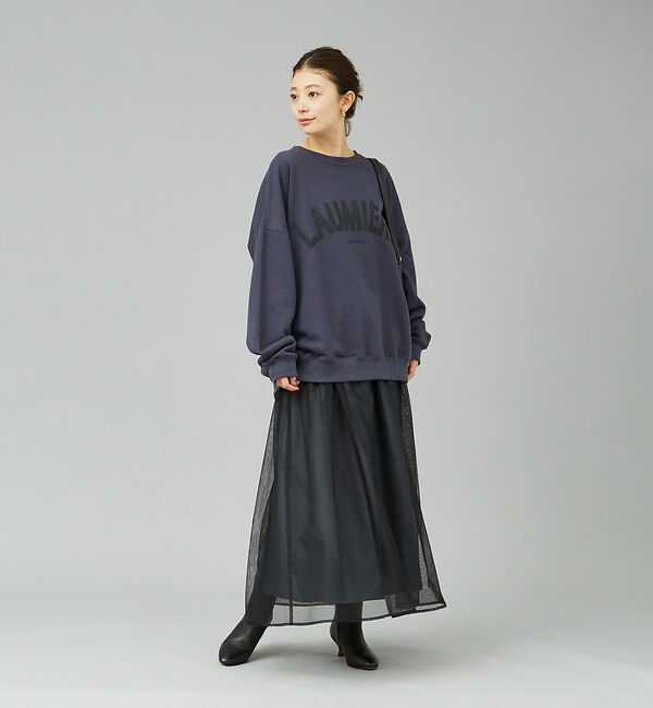 Rouge vif「シアー切替ギャザースカート」|スカート|