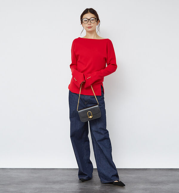 Rouge vif「総針フレアスリーブプルオーバー」|ニット・セーター|