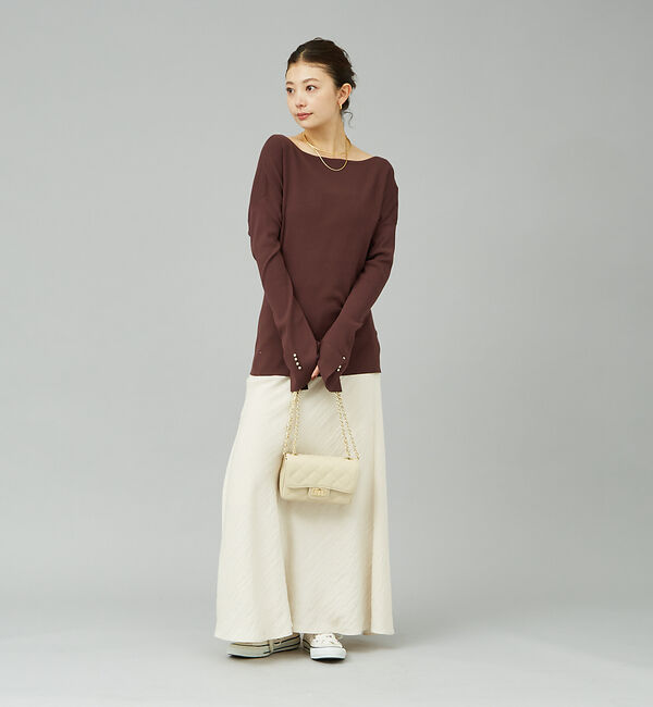 Rouge vif「総針フレアスリーブプルオーバー」|ニット・セーター|