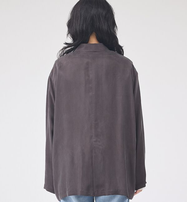 Rouge vif「【セットアップ対応】キュプラフィブリルダブルジャケット【予約】」|テーラードジャケット|