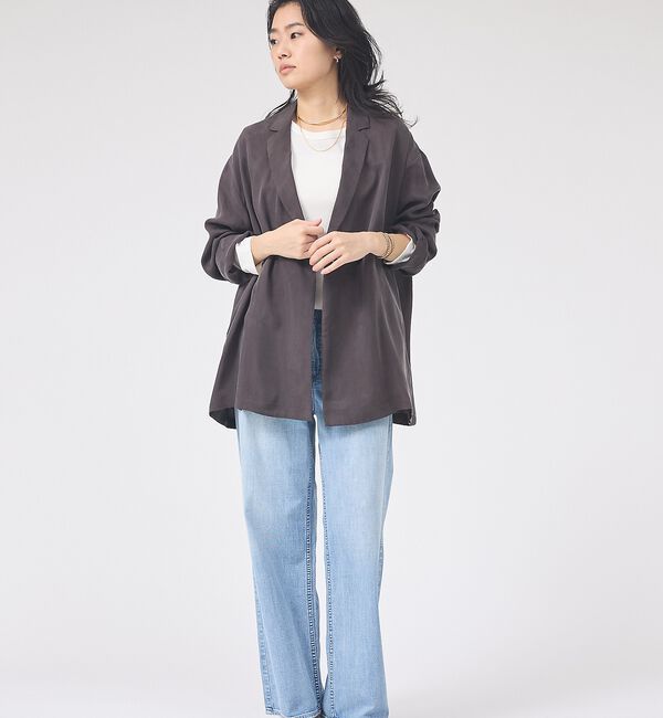 Rouge vif「【セットアップ対応】キュプラフィブリルダブルジャケット【予約】」|テーラードジャケット|