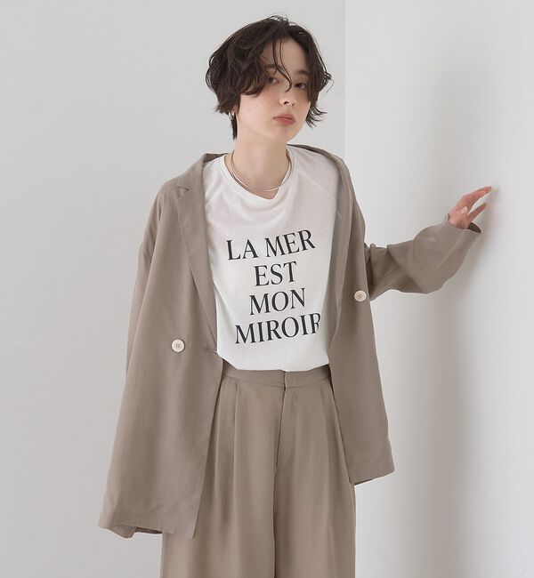 Rouge vif「【セットアップ対応】キュプラフィブリルダブルジャケット【予約】」|テーラードジャケット|