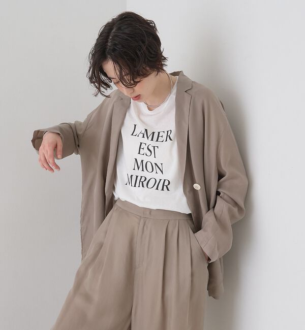 Rouge vif「【セットアップ対応】キュプラフィブリルダブルジャケット【予約】」|テーラードジャケット|