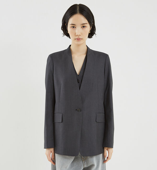 The Store by C' 「【COCUCA】ノーカラージャケット」|ノーカラージャケット|