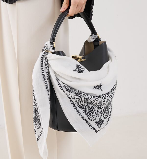 The Store by C' 「【destin】COT BANDANA CARRE／コットンバンダナ90&times;90【」|バンダナ・スカーフ|