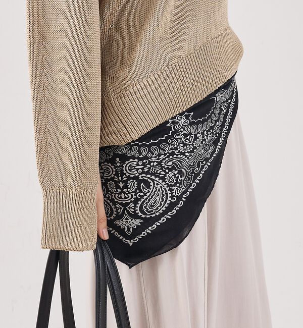 The Store by C' 「【destin】COT BANDANA CARRE／コットンバンダナ90&times;90【」|バンダナ・スカーフ|