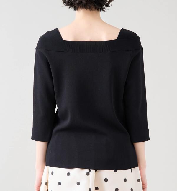 TIARA「デザインボートネックニット」|ニット・セーター|