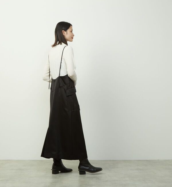 SOFFITTO「サテンカーゴキャミワンピース」|ワンピース|