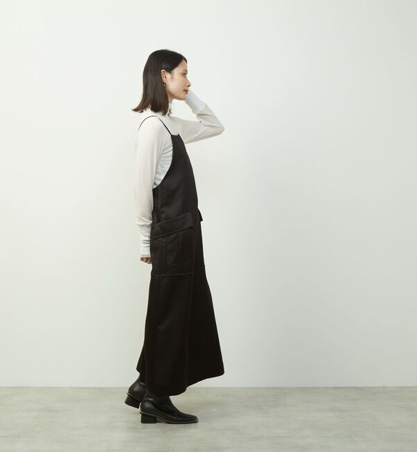 SOFFITTO「サテンカーゴキャミワンピース」|ワンピース|