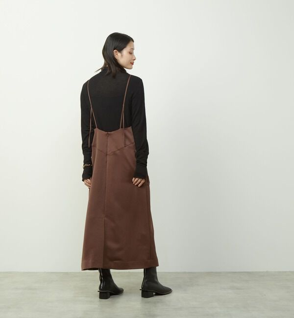 SOFFITTO「サテンカーゴキャミワンピース」|ワンピース|