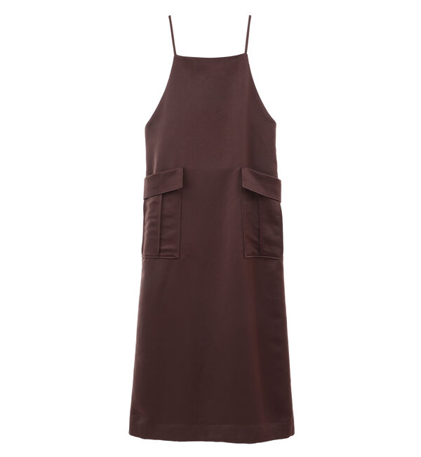 SOFFITTO「サテンカーゴキャミワンピース」|ワンピース|