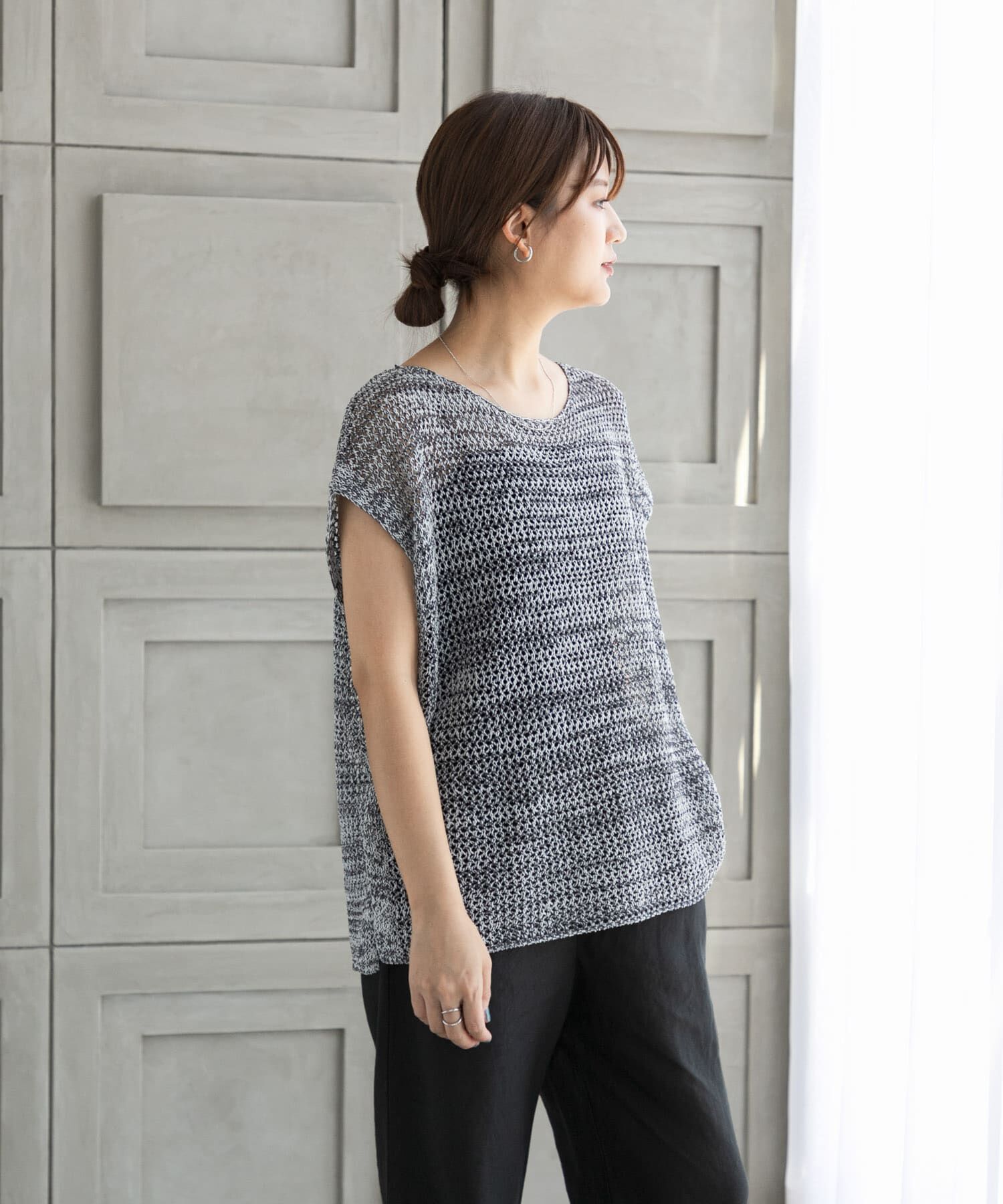 URBAN RESEARCH「メランジメッシュニット」|ニット・セーター|