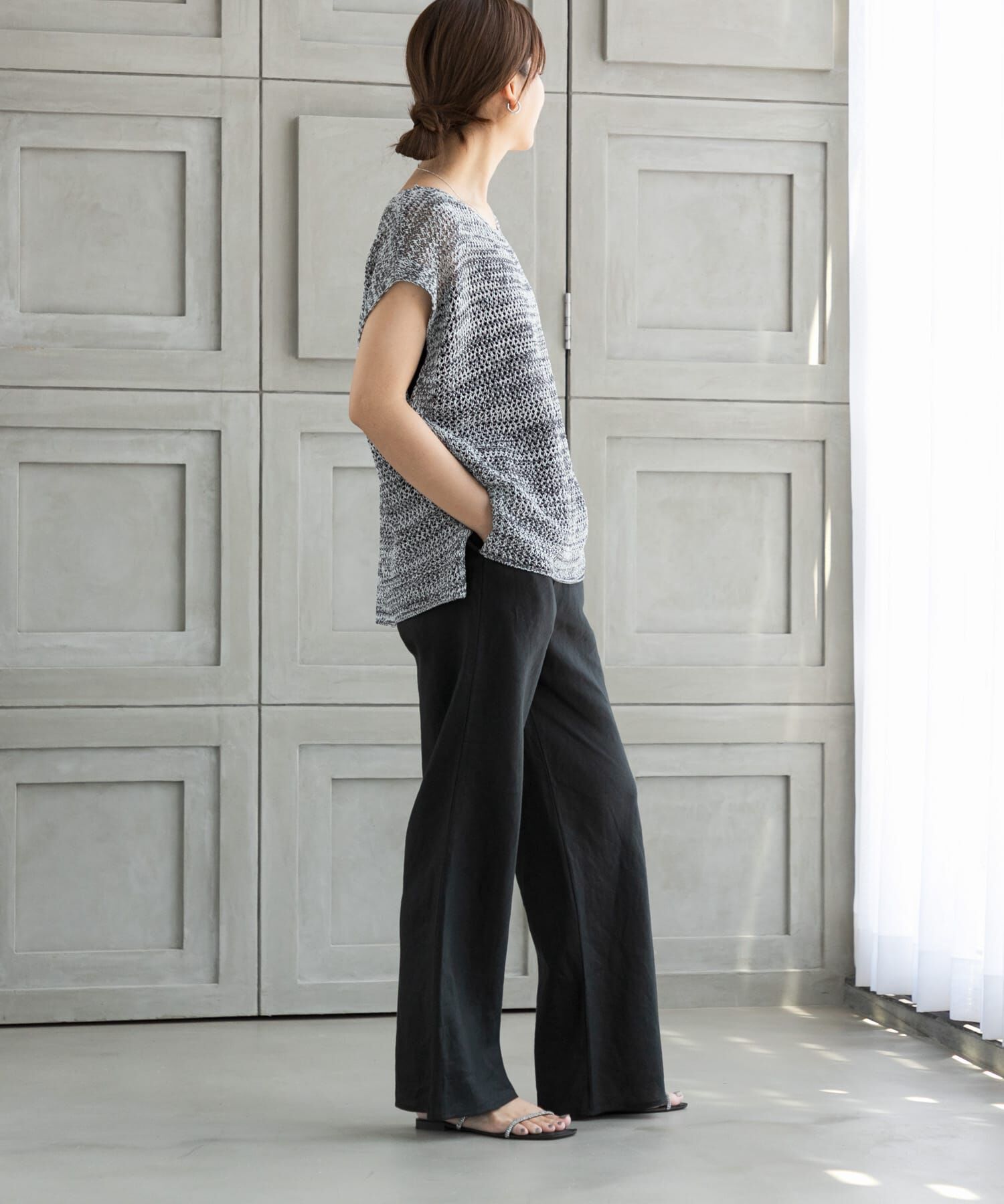 URBAN RESEARCH「メランジメッシュニット」|ニット・セーター|