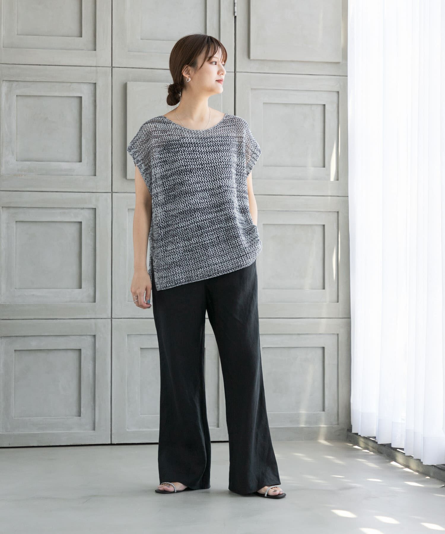 URBAN RESEARCH「メランジメッシュニット」|ニット・セーター|