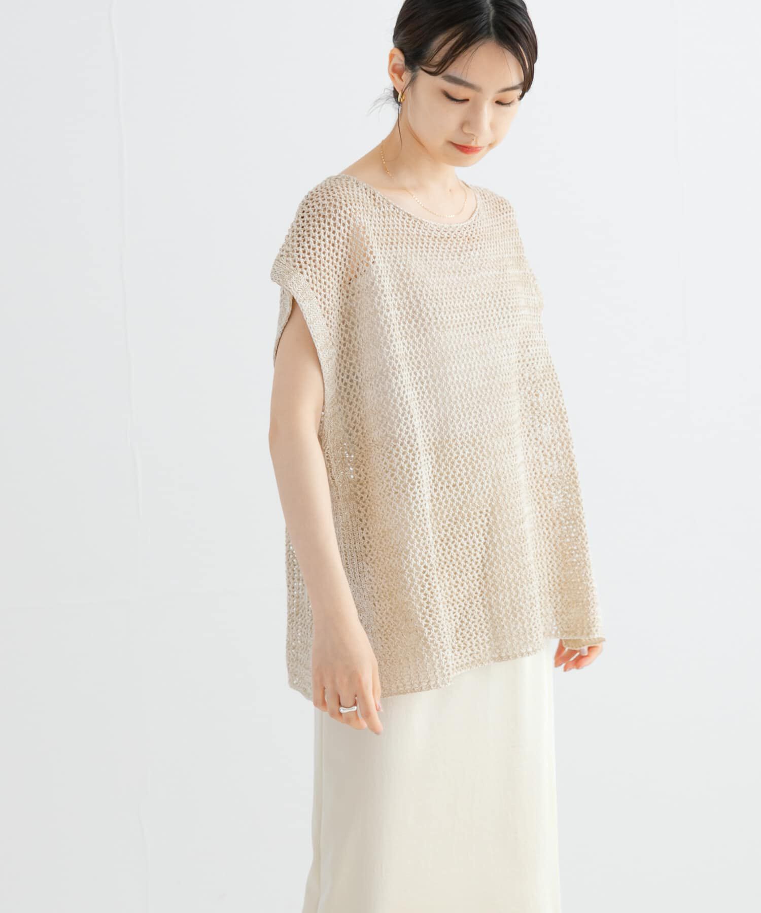 URBAN RESEARCH「メランジメッシュニット」|ニット・セーター|