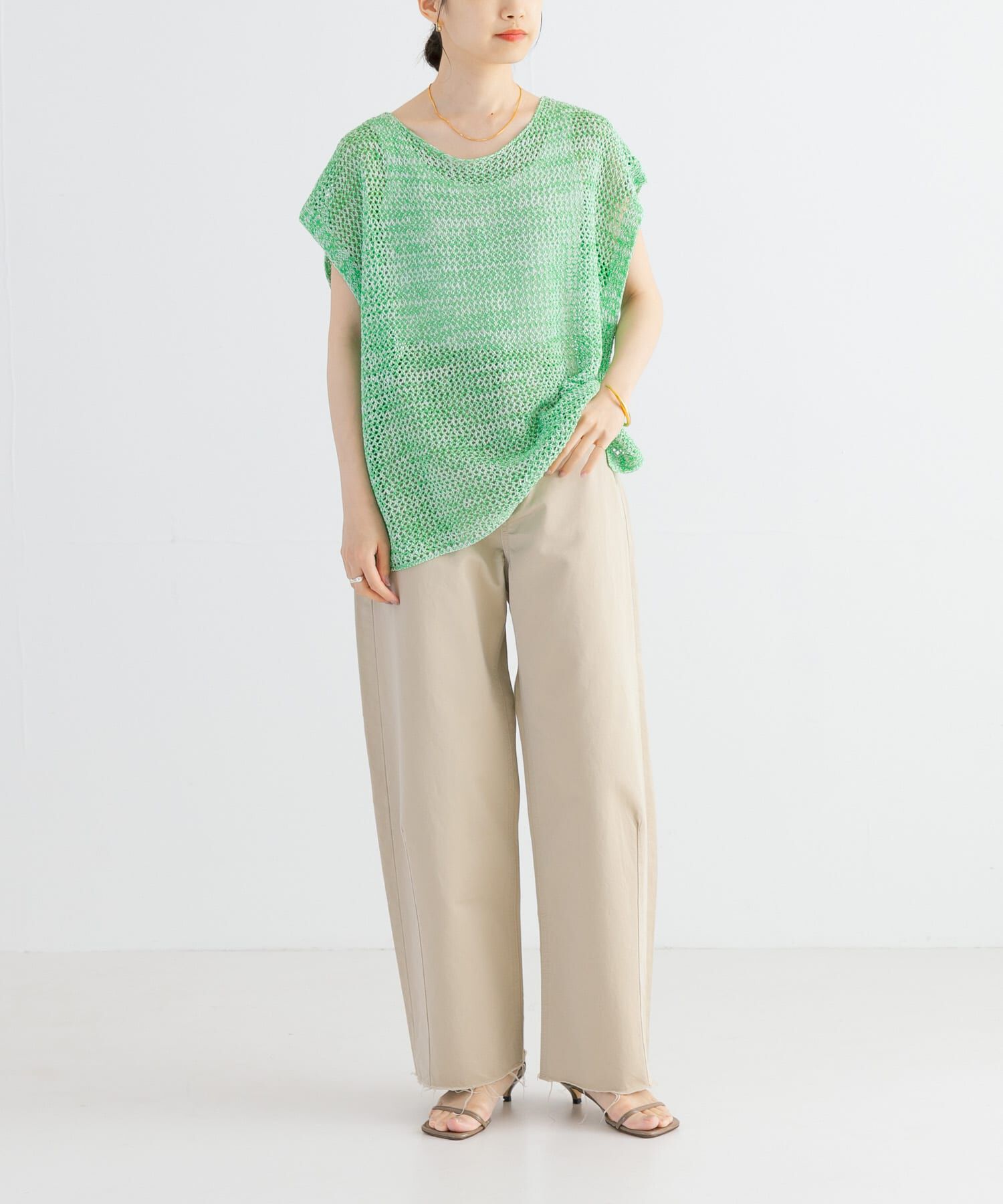 URBAN RESEARCH「メランジメッシュニット」|ニット・セーター|