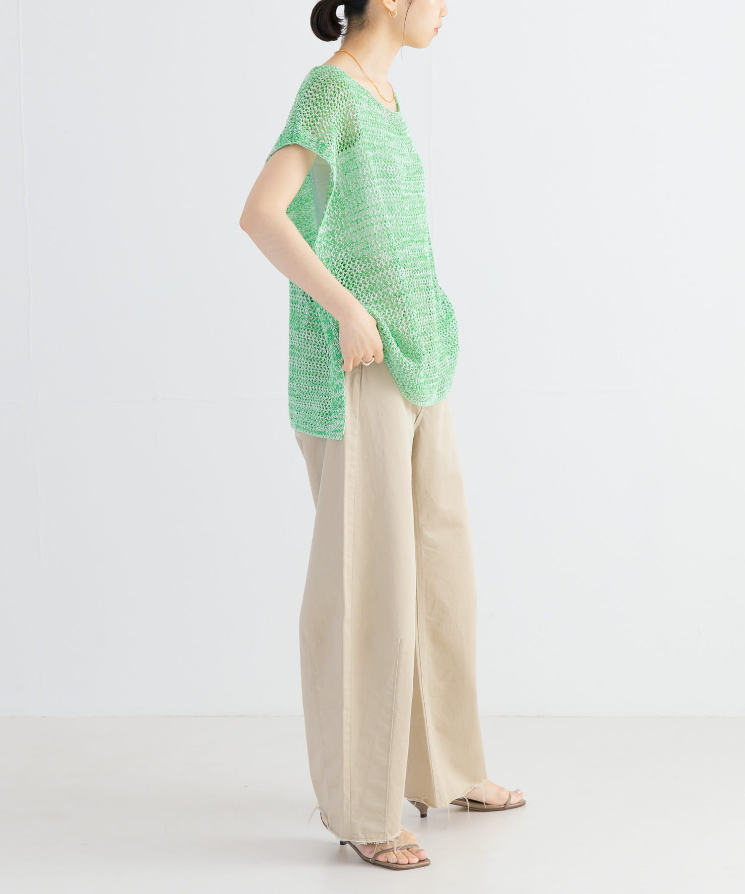 URBAN RESEARCH「メランジメッシュニット」|ニット・セーター|