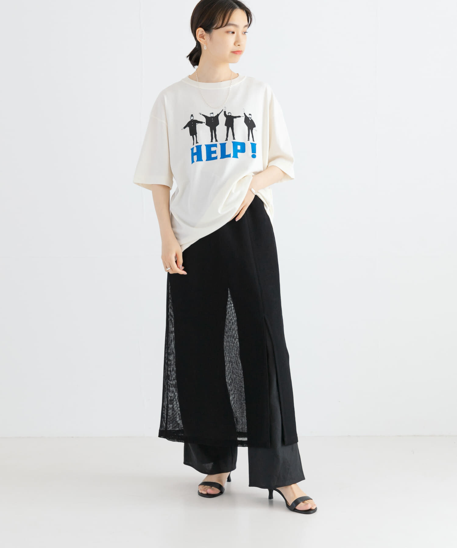 URBAN RESEARCH「カラミレイヤードスカート」|スカート|