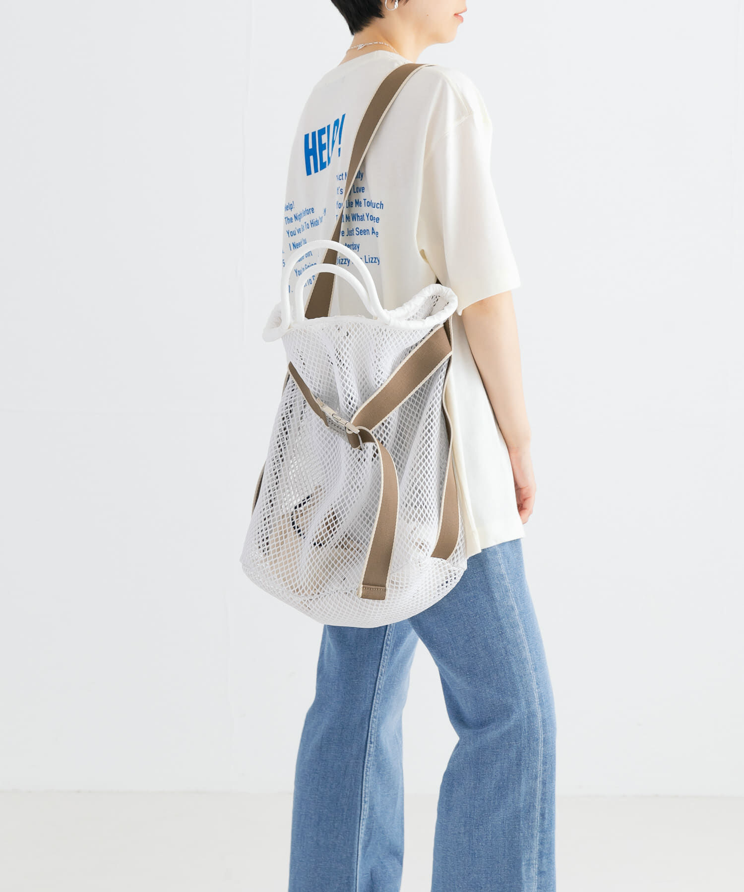 URBAN RESEARCH「メッシュベルトトートバッグ」|トートバッグ|
