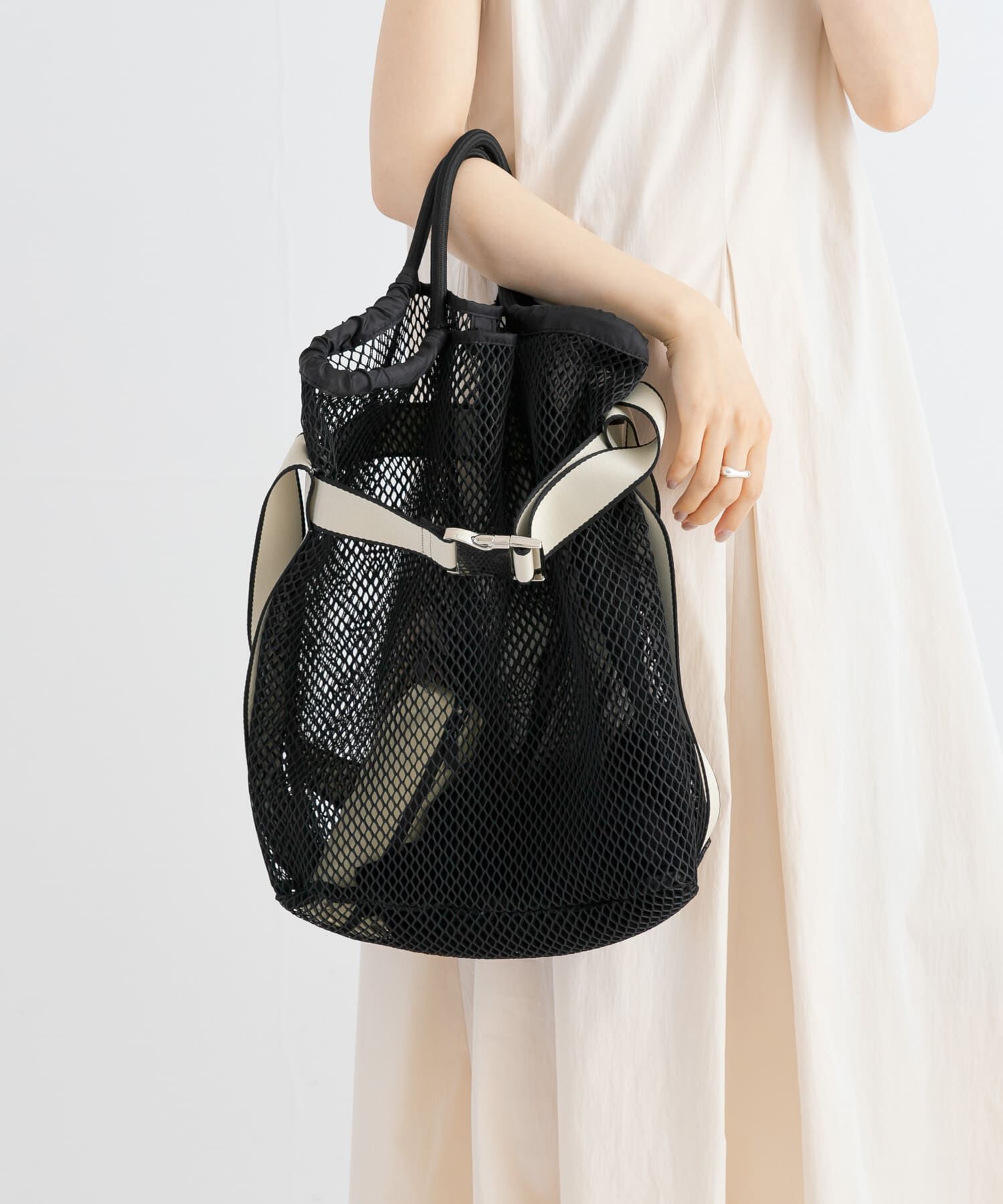 URBAN RESEARCH「メッシュベルトトートバッグ」|トートバッグ|