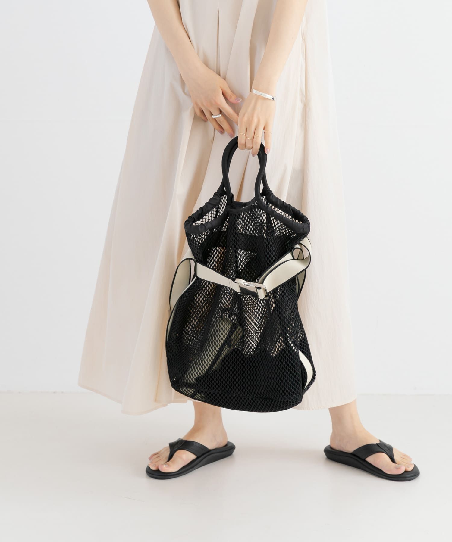 URBAN RESEARCH「メッシュベルトトートバッグ」|トートバッグ|