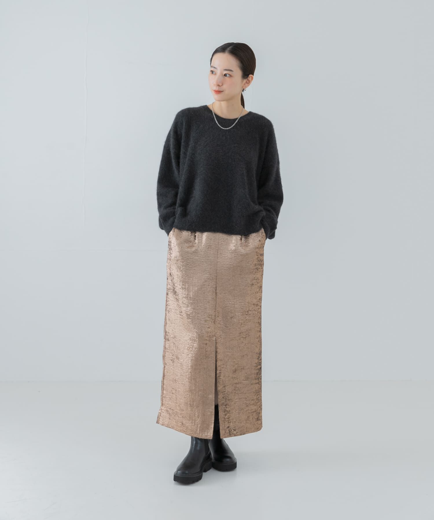 URBAN RESEARCH「グリッターロングスカート」|スカート|