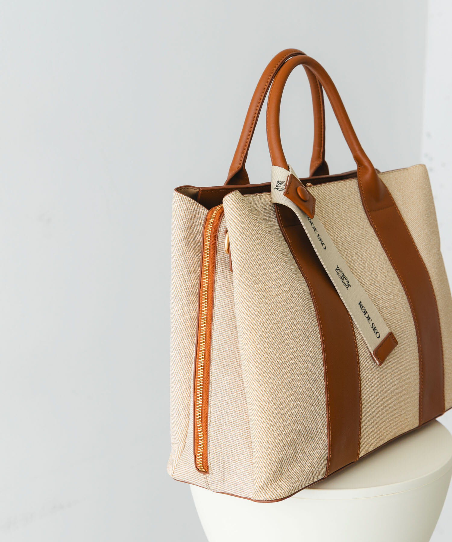 RODE SKO「ロゴリボン付A4トートバッグ」|トートバッグ|