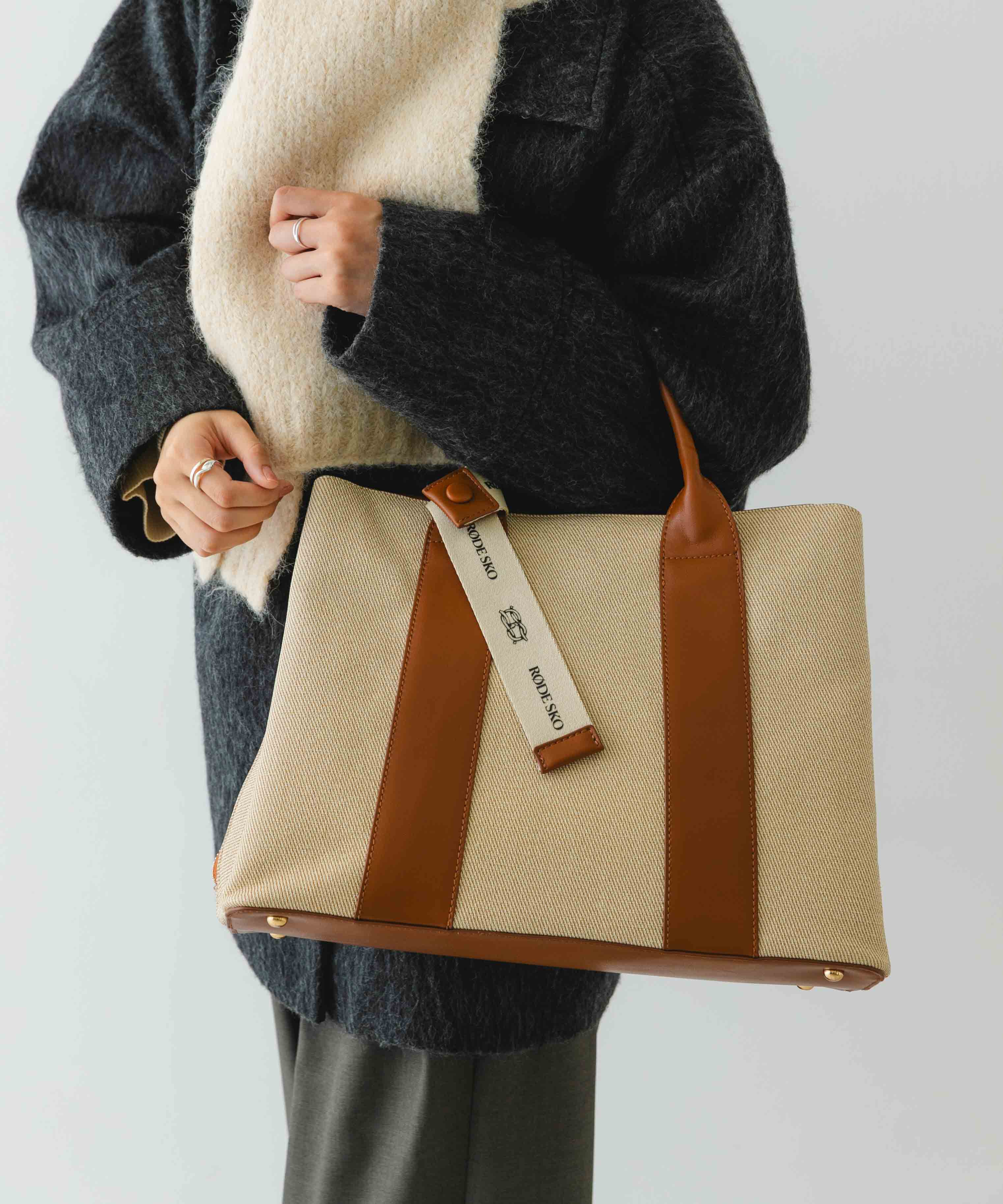 RODE SKO「ロゴリボン付A4トートバッグ」|トートバッグ|