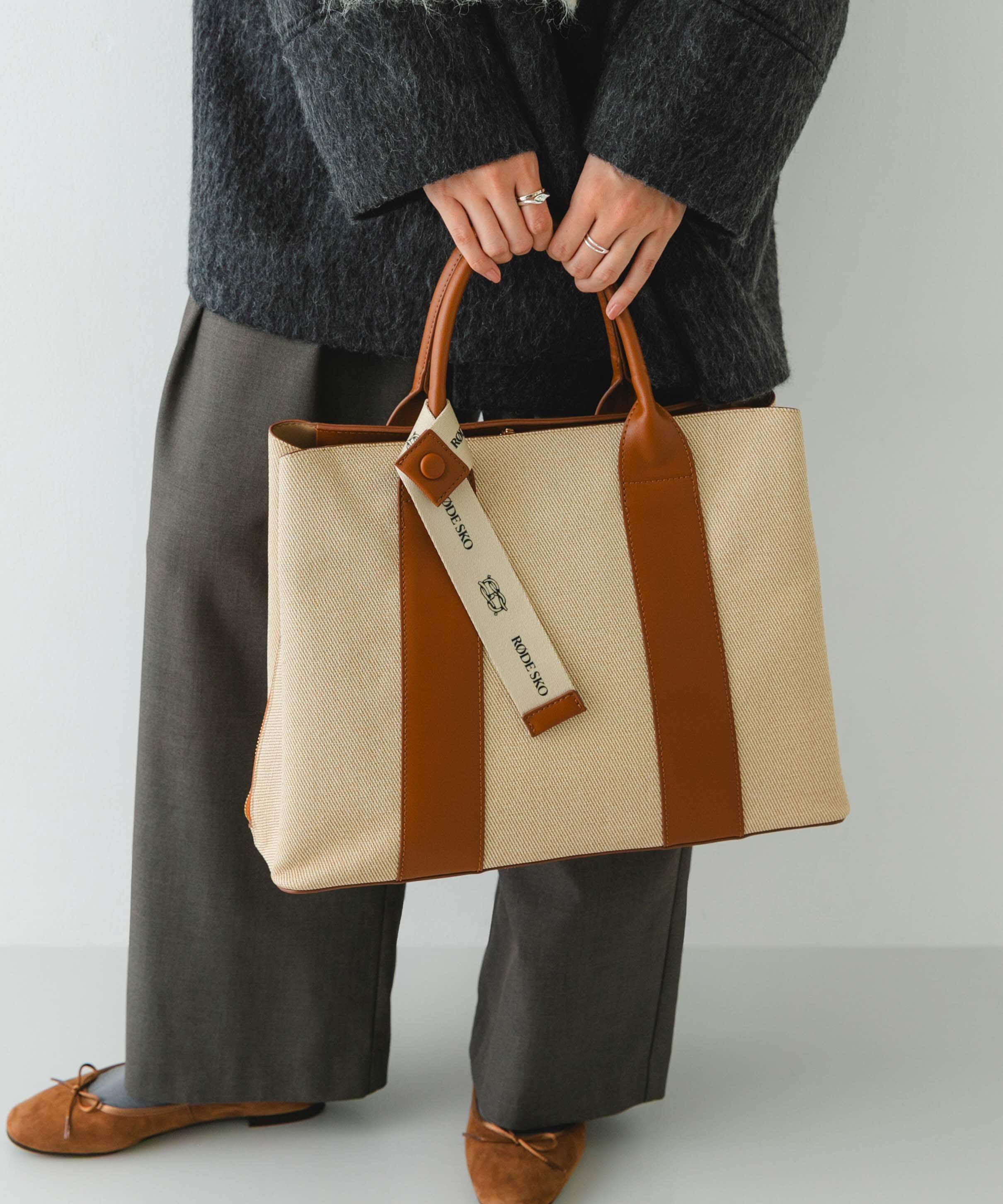RODE SKO「ロゴリボン付A4トートバッグ」|トートバッグ|