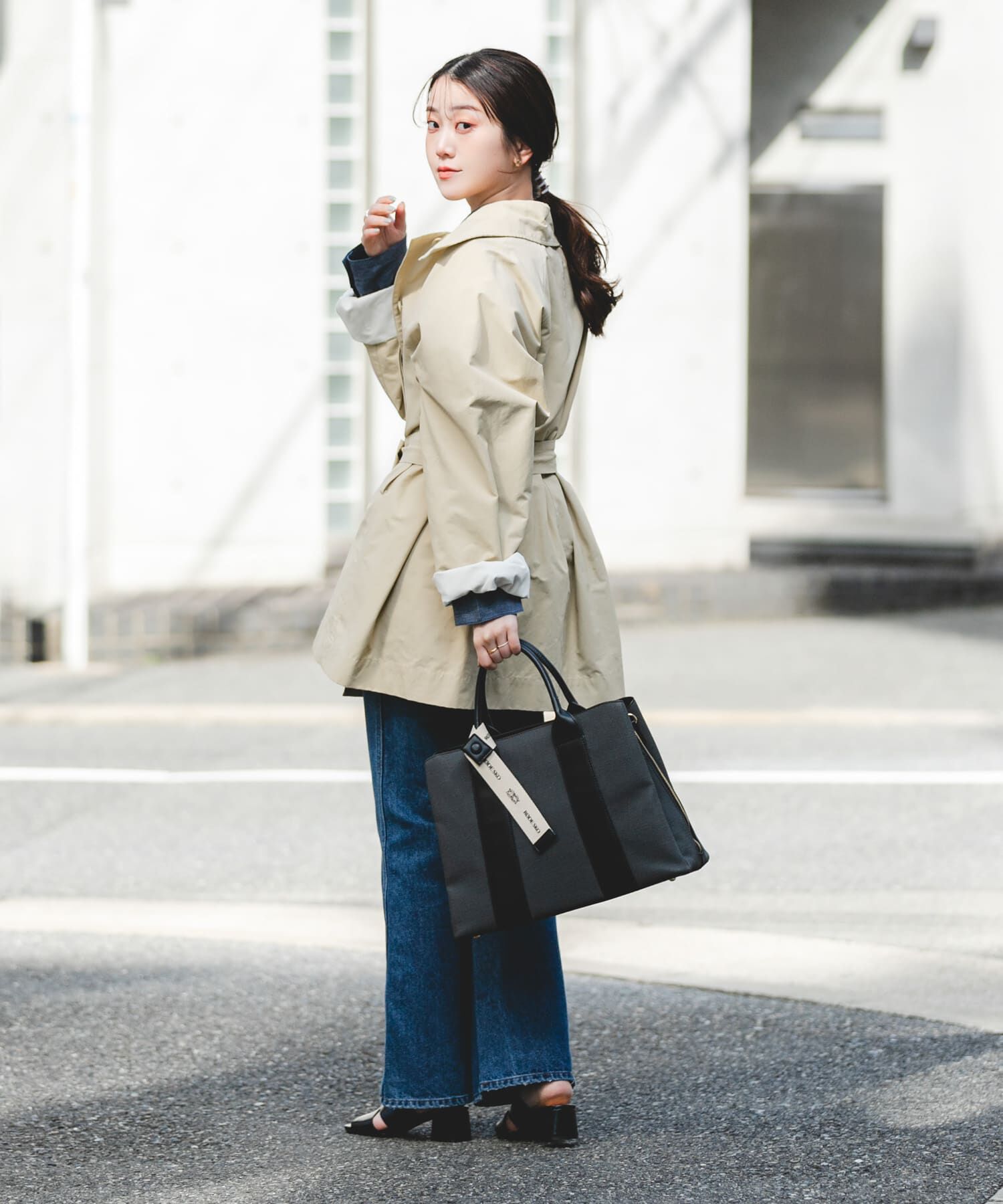 RODE SKO「ロゴリボン付A4トートバッグ」|トートバッグ|