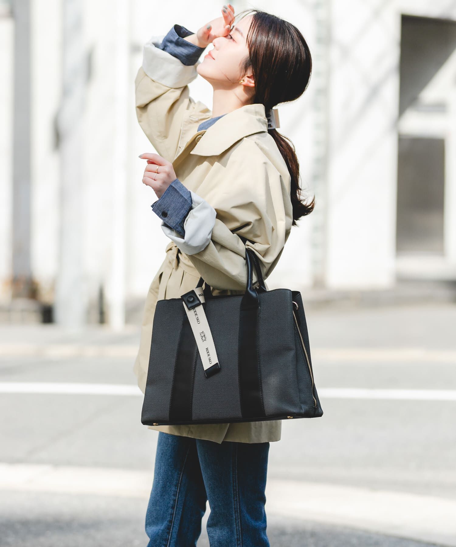 RODE SKO「ロゴリボン付A4トートバッグ」|トートバッグ|