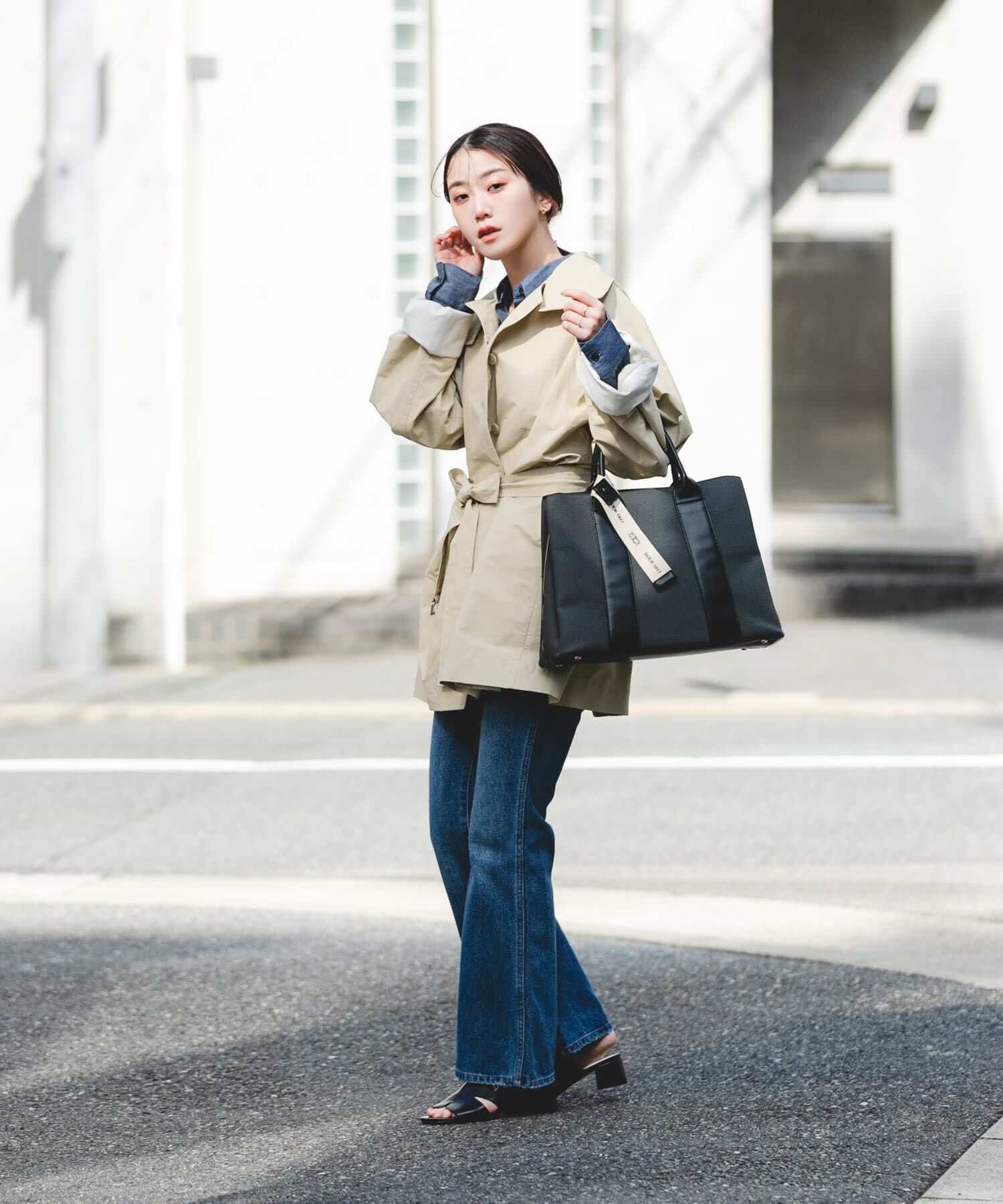 RODE SKO「ロゴリボン付A4トートバッグ」|トートバッグ|