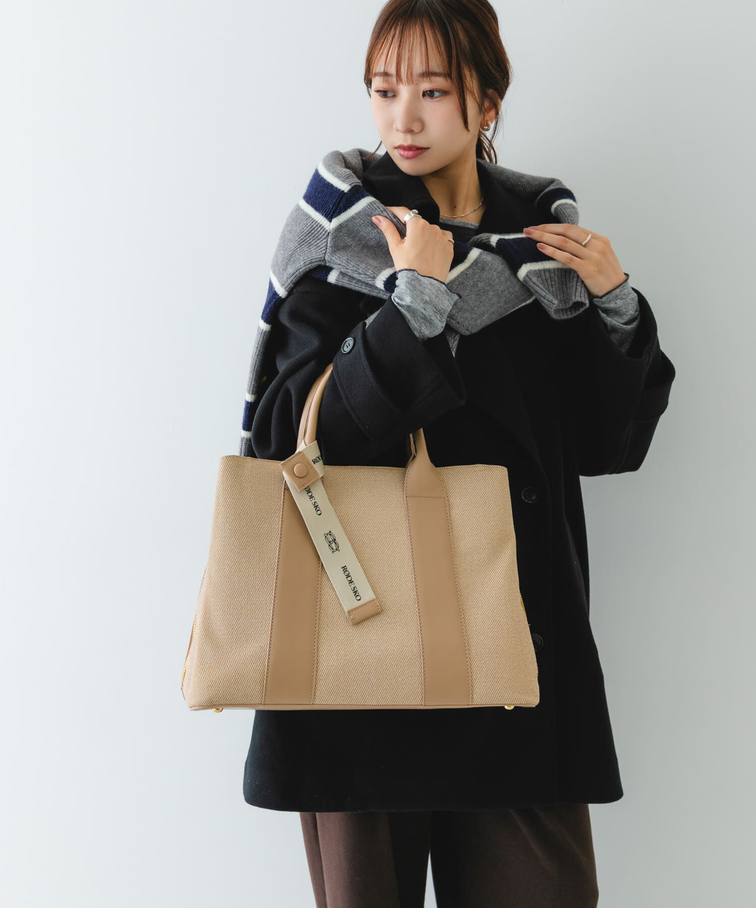 RODE SKO「ロゴリボン付A4トートバッグ」|トートバッグ|