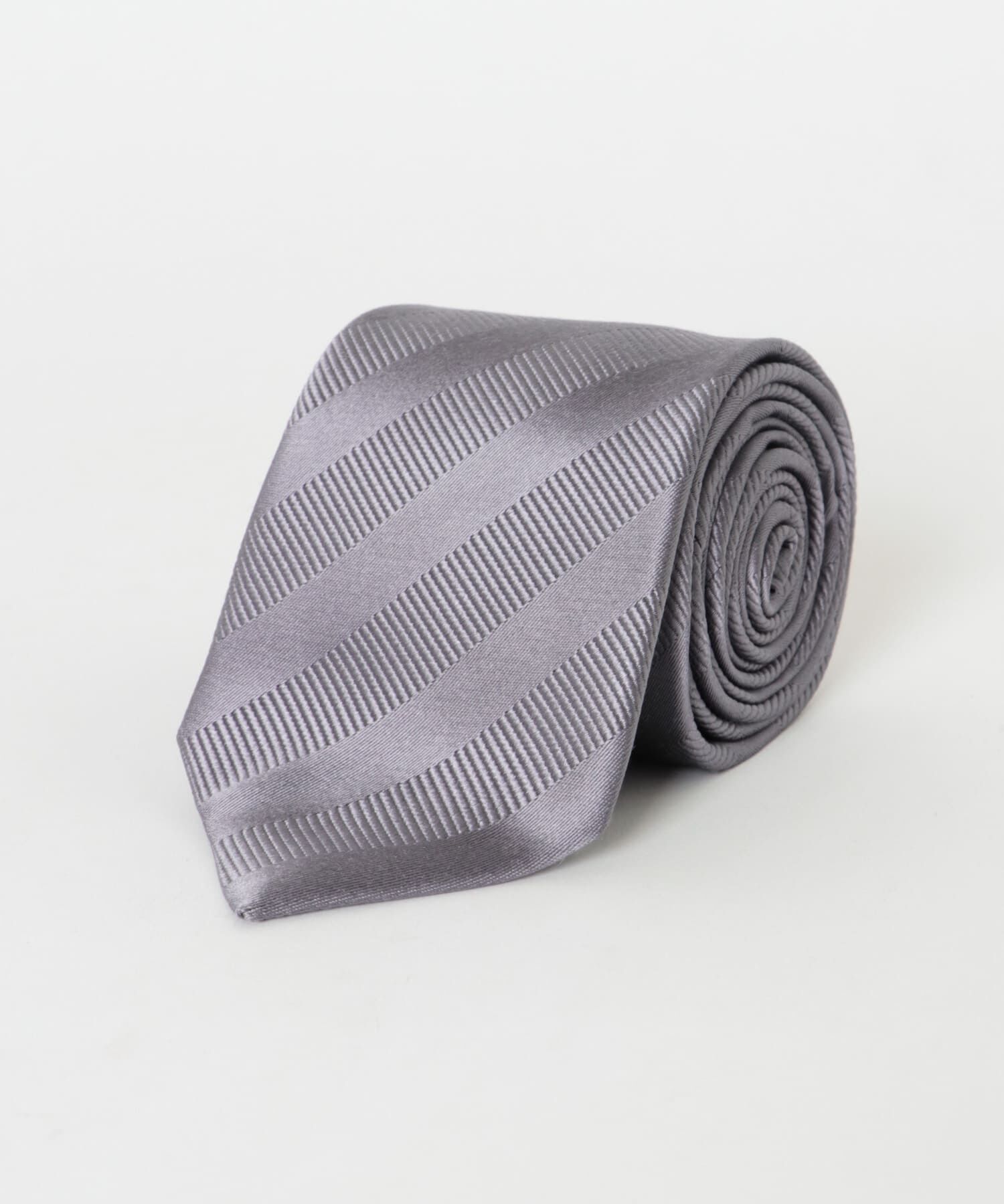 URBAN RESEARCH DOORS「LIFE STYLE TAILOR　25AW国内タイ無地2」|ネクタイ・蝶ネクタイ|グレー