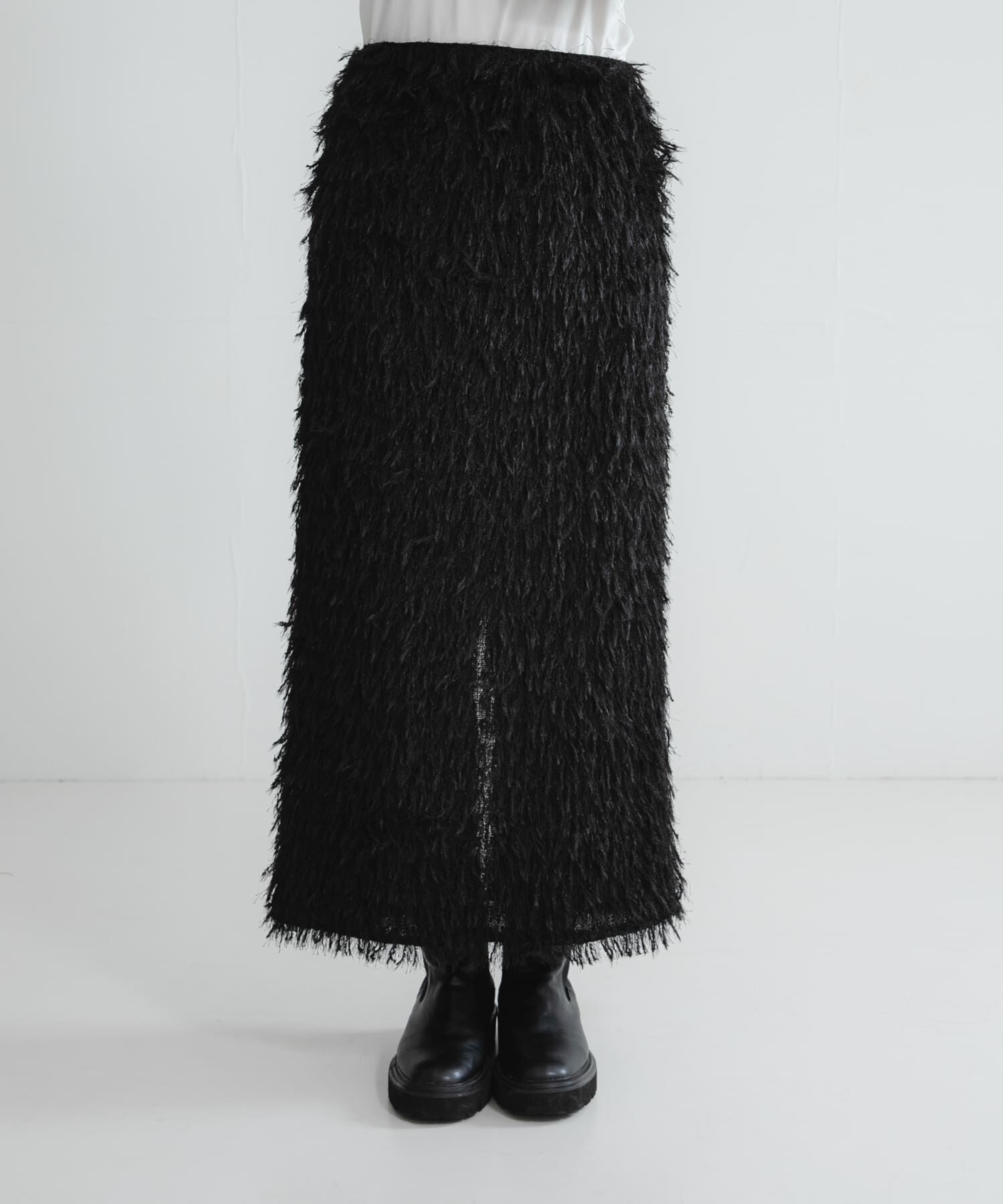 URBAN RESEARCH「フリンジジャガードスカート」|スカート|