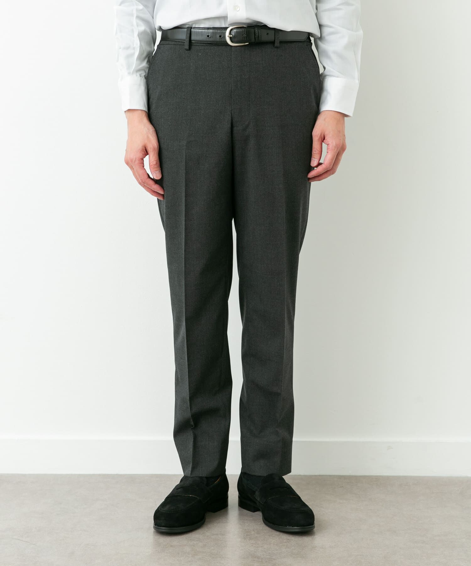 URBAN RESEARCH DOORS「LIFE STYLE TAILOR　ウールライクコンフォータブルスマートパンツ」|スラックス|