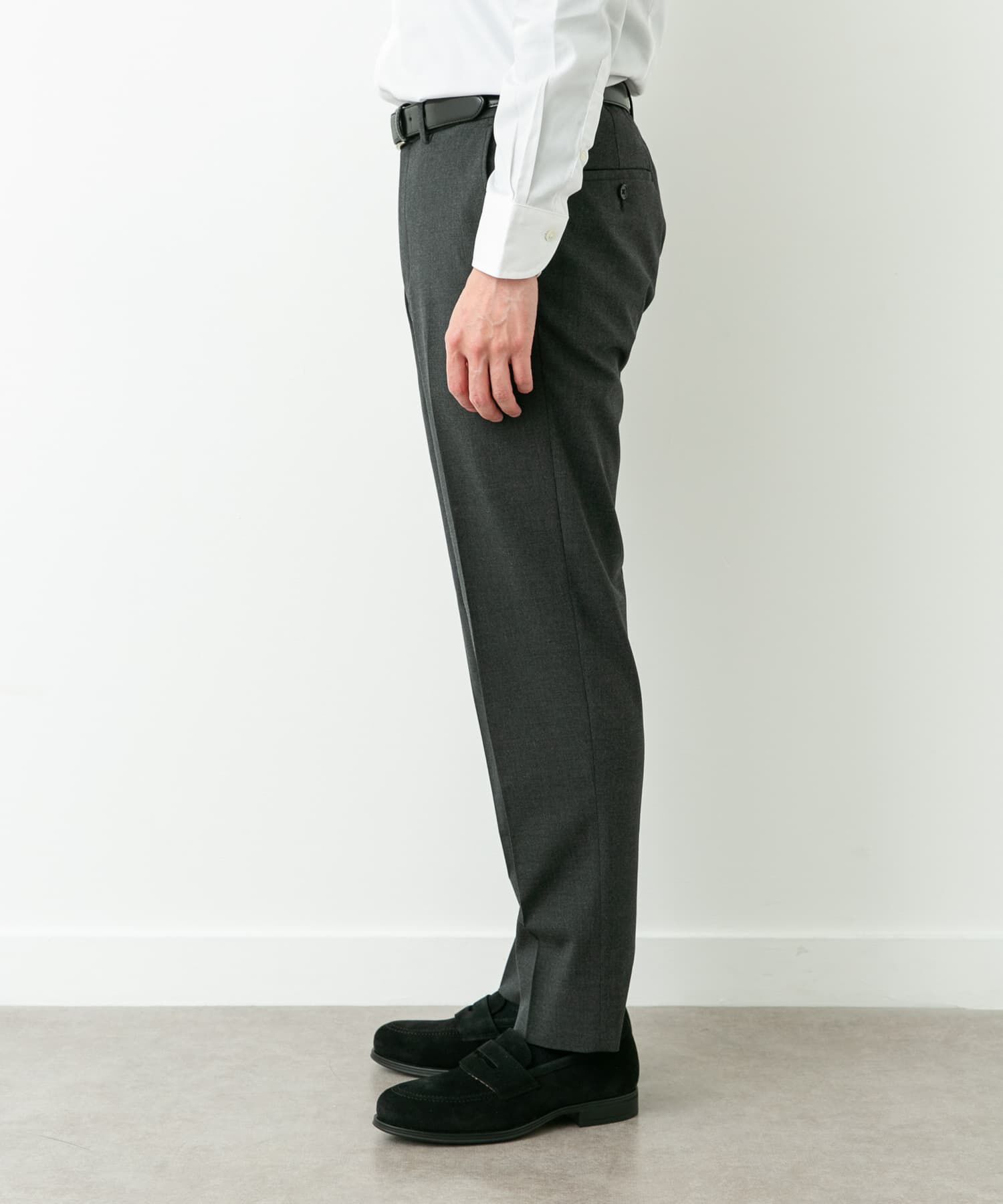 URBAN RESEARCH DOORS「LIFE STYLE TAILOR　ウールライクコンフォータブルスマートパンツ」|スラックス|