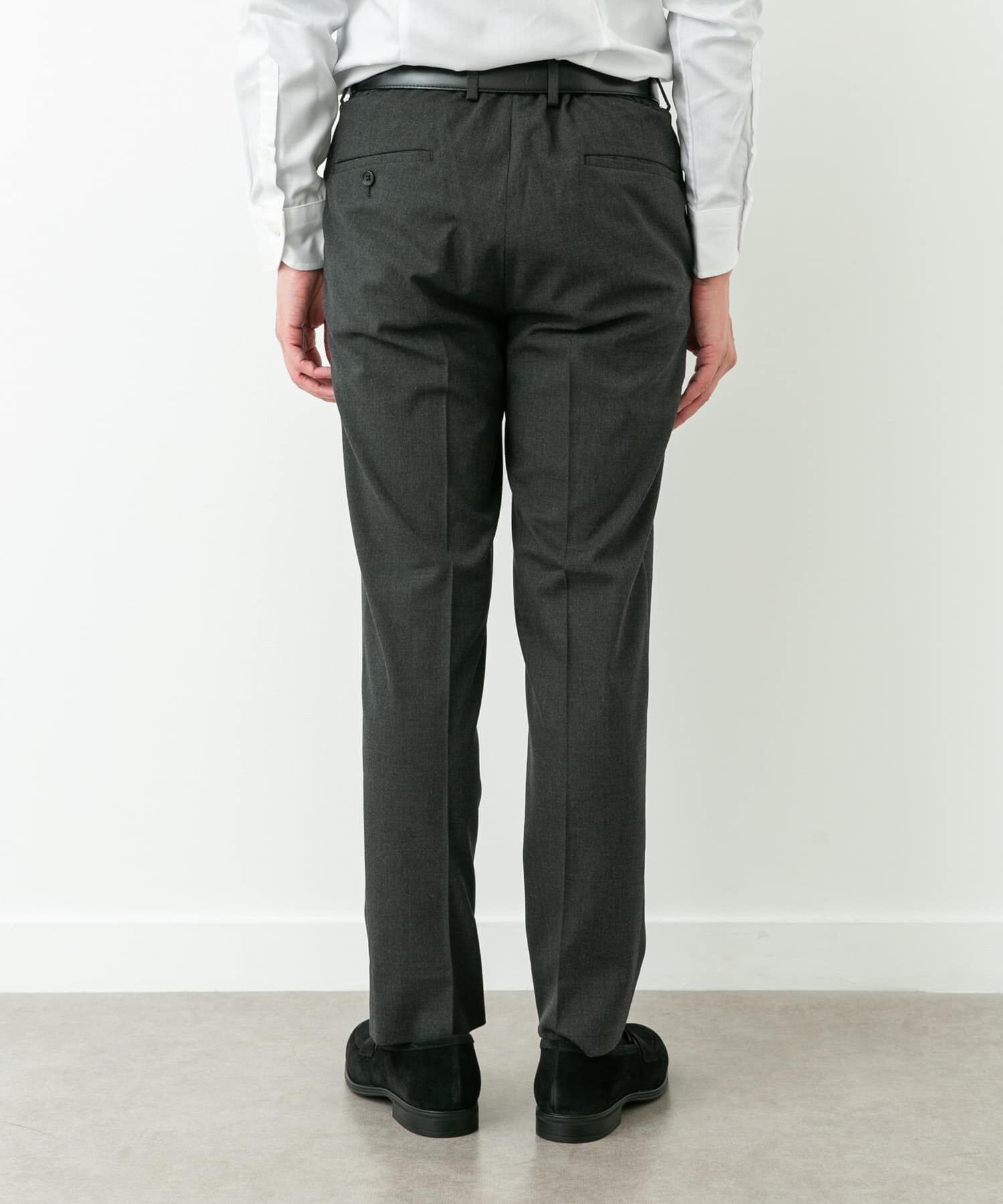 URBAN RESEARCH DOORS「LIFE STYLE TAILOR　ウールライクコンフォータブルスマートパンツ」|スラックス|