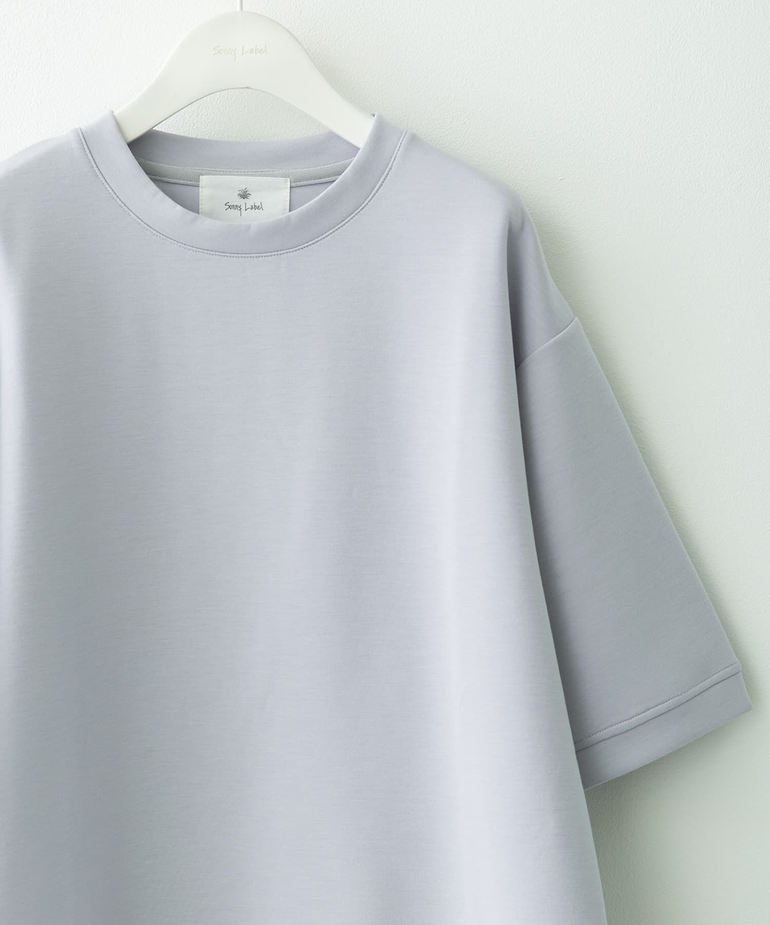 Sonny Label 「シルキーダンボールニットTシャツ」|Tシャツ・カットソー|グレー系その他